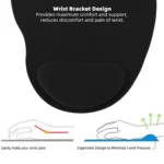 Black Mouse Pad - Image 2