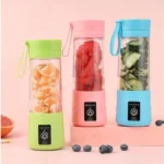 4-Blade Portable USB Rechargeable Electric Juicer & Smoothie Maker