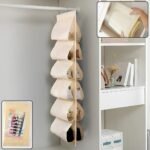 12-Pocket Hanging Shoe Organizer