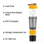 700 ML Protein Shaker Bottle – Leak-Resistant, Portable Hydration - Image 3