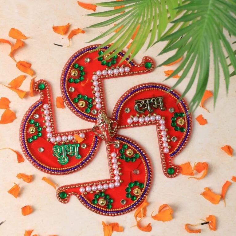 Acrylic Swastik Shubh Labh