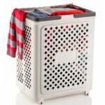 Foldable Laundry Basket with Wheels – Portable & Ventilated - Image 4