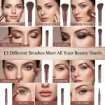 Professional Makeup Brush Set – Complete 13-Piece Collection with Pouch - Image 4