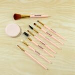 Professional Makeup Brush Set 9-in-1 – Complete Face & Eye Kit - Image 3