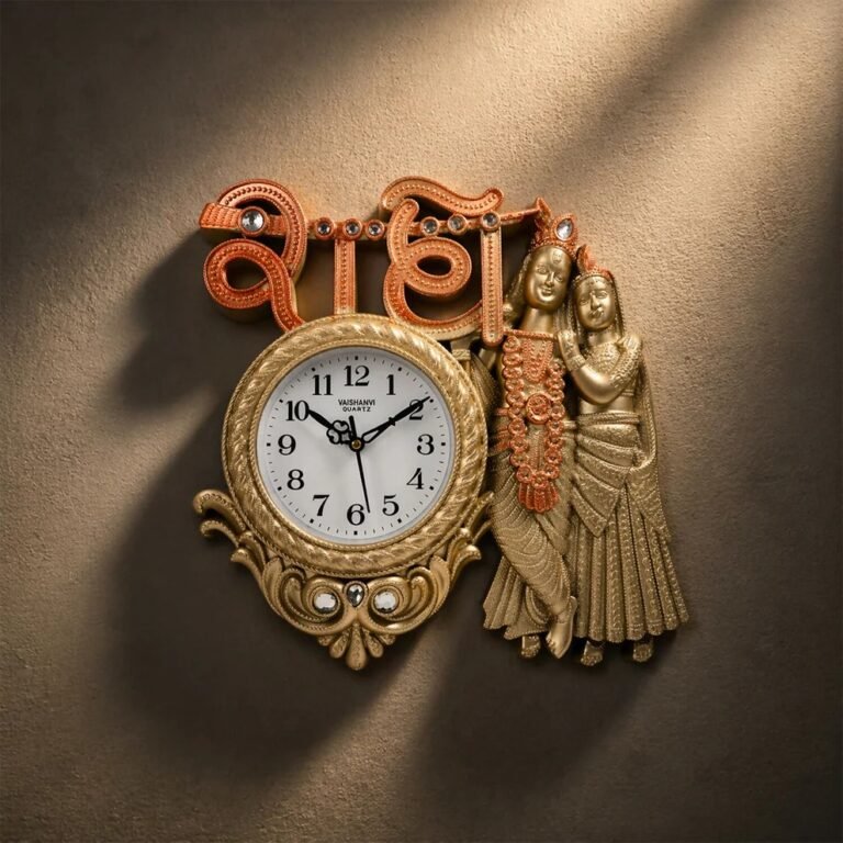 Radha Krishna Wall Clock 3