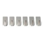 Self Adhesive Wall Hooks – Strong Hold, No Drilling, 6 Pc Set - Image 2