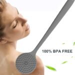 Silicone Back Scrubber Brush – Long Handle for Gentle Exfoliation - Image 4