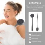 Silicone Back Scrubber Brush – Long Handle for Gentle Exfoliation - Image 3