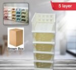 Stackable Storage Cart – 5-Layer Foldable Organizer - Image 2