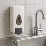 Wall Mounted Soap Dispenser – Refillable Push Button for Bathroom - Image 4