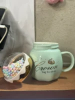 Crown Ceramic Mug – Elegant Heat-Resistant Coffee & Tea Cup - Image 2